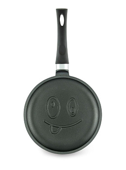 Сковорода блинная 22см НЕВА МЕТАЛЛ ПОСУДА Веселая литой алюминий 000000000001097163