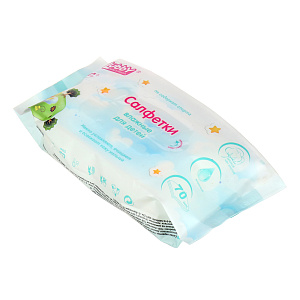 Набор влажных салфеток Lubby, от 0 месяцев, 70 шт. 000000000001135493