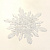 Украшение декоративное на ёлку Снежинка 14см R010493 000000000001192276