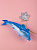 Украшение декоративное Дельфин 10,7см DARLENS стекло 000000000001209976