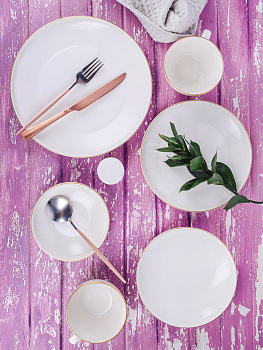 Набор столовой посуды 19 предметов TULU PORSELEN Tutku фарфор Набор столовой посуды 19 предметов TULU PORSELEN Tutku фарфор 000000000001212909