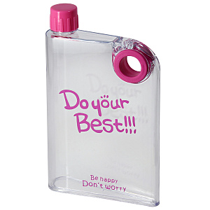 Фляжка для воды, розовая 000000000001176202