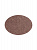 Салфетка сервировочная 45x32см DE'NASTIA Металлик овальная коричневый ПВХ 000000000001221300