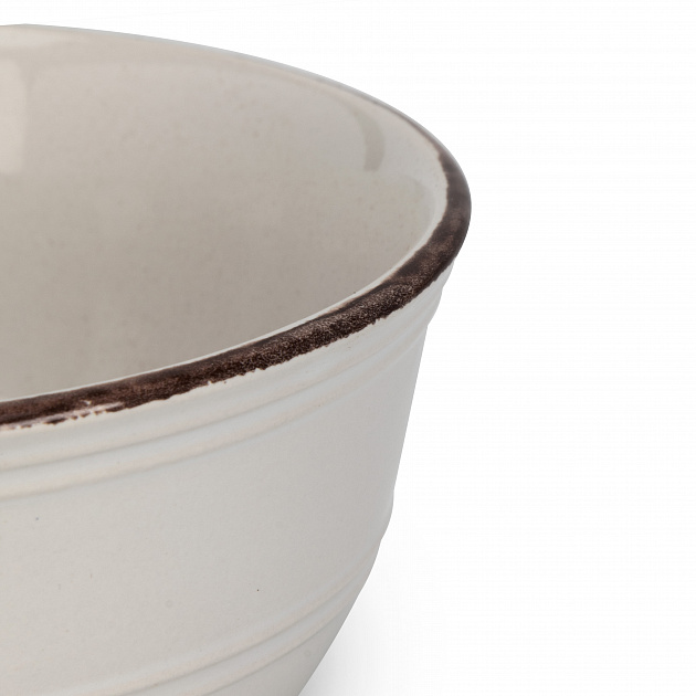 Салатник 15см молочный с окантовкой керамика TW-1652-3RZ 000000000001223024