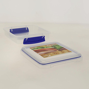 Контейнер для сэндвичей 0,45л квадратный KLIP IT SISTEMA.Можно использовать в микроволновой печи без крышки.1645 000000000001197078
