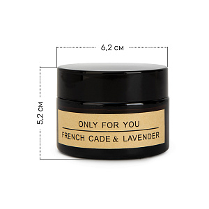 Свеча в банке 5,2х4см Craft коричневая 000000000001220782