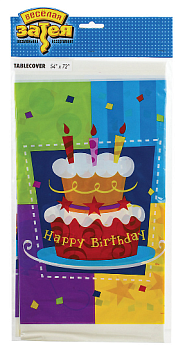 Скатерть 120х220см СФЕРА Торт полиэстер 000000000001166941