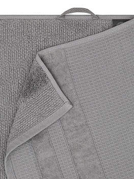 Полотенце 50x90см DE'NASTIA КРАФТ серый хлопок 100% 000000000001219508