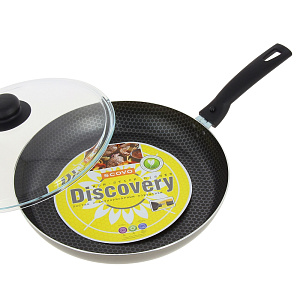 Сковорода со стеклянной крышкой Дискавери Scovo, 28 см 000000000001010373
