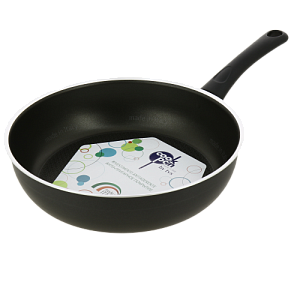 Сковорода 26см TVS Cook Pan бакелитовая ручка антипригарное покрытие черный алюминий 000000000001208152