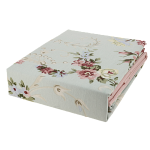 Комплект постельного белья ЕВРО ПОСУДА ЦЕНТР 80%Хлопок/20%Полиэстер Цветы PC02312 000000000001200915