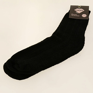 Носки мужские р.25(39-40) LUCKY черные махровые 000000000001182900
