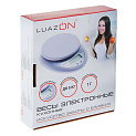 Весы кухонные LUAZON HOME LVK-501 до5кг электронные белые пластик 1147001 000000000001186376