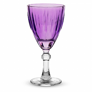 Кубок  для вина 300мл фиолетовый стекло 000000000001218729