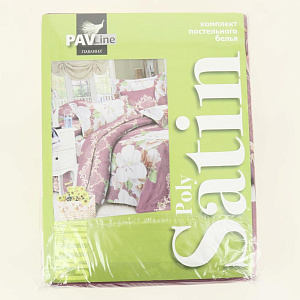 Комплект постельного белья 2-спальный ПАВЛАЙН полисатин полиэстер 000000000001206790