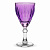 Кубок  для вина 300мл фиолетовый стекло 000000000001218729