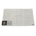 Салфетка сервировочная 30x45см DE'NASTIA шанель серая/белая 75%пвх 25%полиэстер 000000000001207455