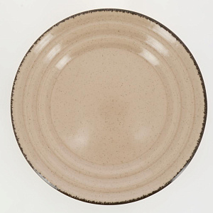 Тарелка обеденная 25см DE'NASTIA TUANA персиковый фарфор 000000000001209927