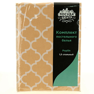 Комплект постельного белья 1,5-спальный 50х70-1шт ПОСУДА ЦЕНТР кораллхлопок 000000000001189023