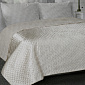 Покрывало DeN Палермо 240х260 атл/мат молочный геом2 U000234