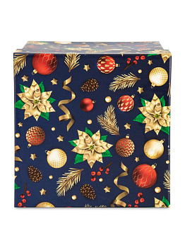 Коробка подарочная 15х15х15са ЗОЛОТАЯ МАГИЯ куб 000000000001228416