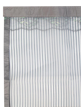 Сетка москитная 100х210см на магнитах серый полиэстер 000000000001227567