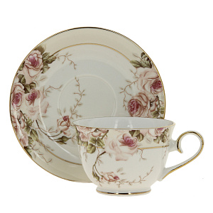 Чайная пара 220мл Цветы Balsford 000000000001170942