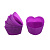 Миниформы для выпечки Сердечки Marmiton, фиолетовый, силикон 000000000001125364