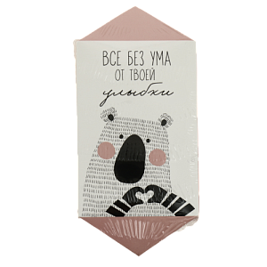 Полотенце 30х30см 340г/м2 ЭТЕЛЬ мишка махровое 100% хлопок 5374109 000000000001203835