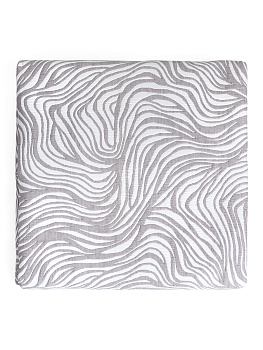 Покрывало 260x240см DE'NASTIA зебра 3слоя серое жаккард 55%хлопок 45%полиэстер 000000000001207701