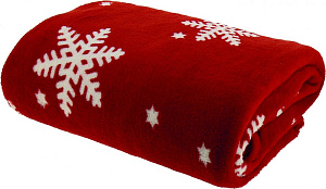 Плед 150х200см LUCKY Праздничный в мешке микс цветов 100% полиэстер 000000000001192151