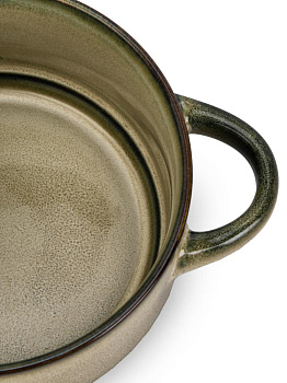 Горшок для запекания 14х20х8см керамика 000000000001228934