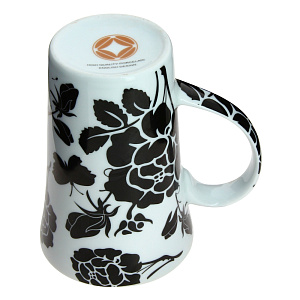 Кружка Черные Розы Estetica, 340мл, фарфор 000000000001059536