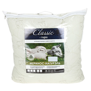 Подушка Меринос Classic by Togas, 70х70 см, полиэфирное волокно 000000000001107808