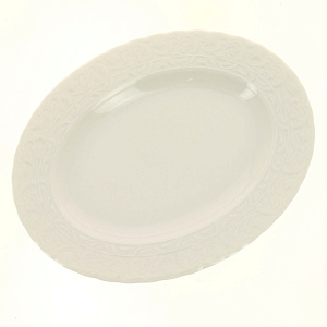 BASAK Блюдо овальное 28 см, недекорированное, костяной фарфор BNBSK28KY00 000000000001189445