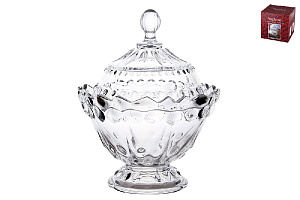 Ваза с крышкой 17см H264 D170 V1000 Yaghout стекло 135 000000000001196898