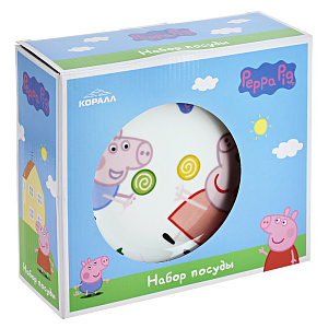 Набор для завтрака Свинка Пеппа, 3 предмета 000000000001160520