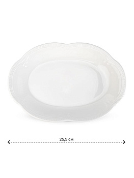 Блюдо овальное 25,5см Elegance фарфор 000000000001230101
