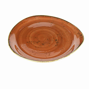 Асимметричная тарелка Craft Steelite, терракотовый, 30.5 см 000000000001123964