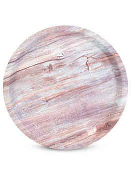 Поднос 30см круглый мрамор в ассортименте полипропилен 000000000001227887