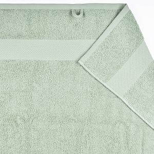 Полотенце махровое 70х130см СОФТИ бордюр magic светло-зеленое плотность 420гр/м 100% хлопок 000000000001212243