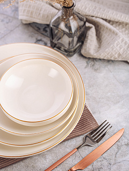 Набор столовой посуды 19 предметов TULU PORSELEN Tutku фарфор Набор столовой посуды 19 предметов TULU PORSELEN Tutku фарфор 000000000001212909