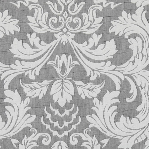 Покрывало DE'NASTIA 185x220см жаккард флора серый U000187 000000000001203215