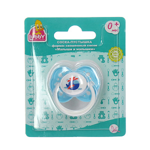 Соска-Пустышка Малыши и Малышки Lubby, от 0 месяцев, силикон 000000000001135425