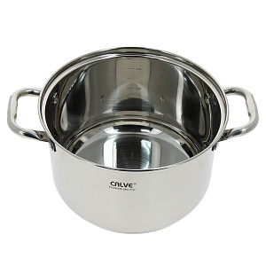 Кастрюля 3,9л 20см CALVE с крышкой CL-1821-3 000000000001154185