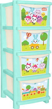 Комод 4-секц  Малышарики 335мм 000000000001174957