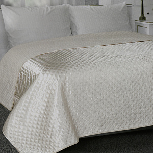 Покрывало DeN Палермо 240х260 атл/мат молочный геом2 U000234 000000000001203062