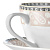 Набор чайный на 6 персон 315мл/14,5см ESPRADO Arista Rose костяной фарфор 000000000001153673
