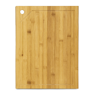 Доска разделочная 40х30х2,5см LUCKY со стоком для жидкости бамбук 000000000001221166
