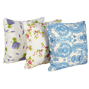 Подушка Романтика, 45х45 см, хлопок 000000000001151694